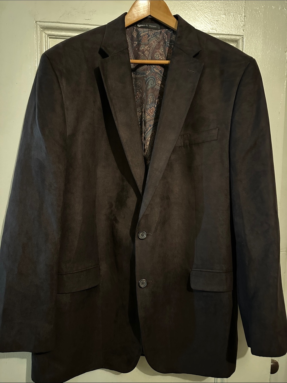 Ralph Lauren Mens Brown Suede Blazer - Classic Blazer. Size 46L 32.5”L x 23” W.